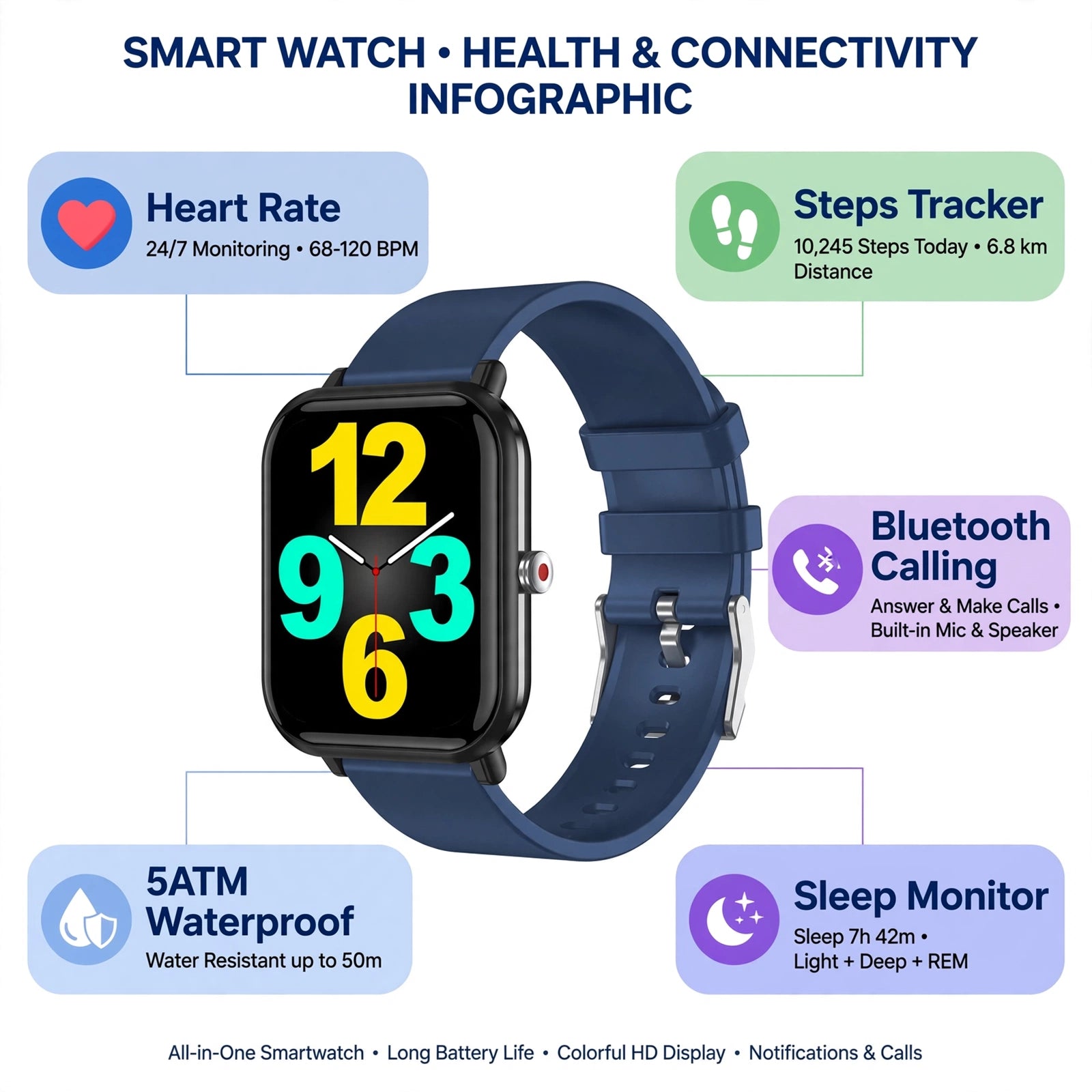 LuxeFit Smart Watch