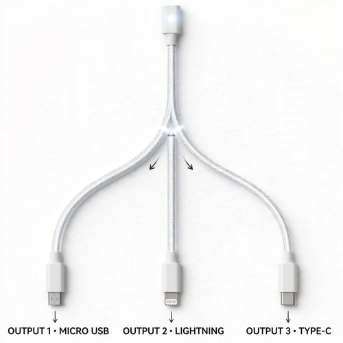 3 in 1 Charging Cable
